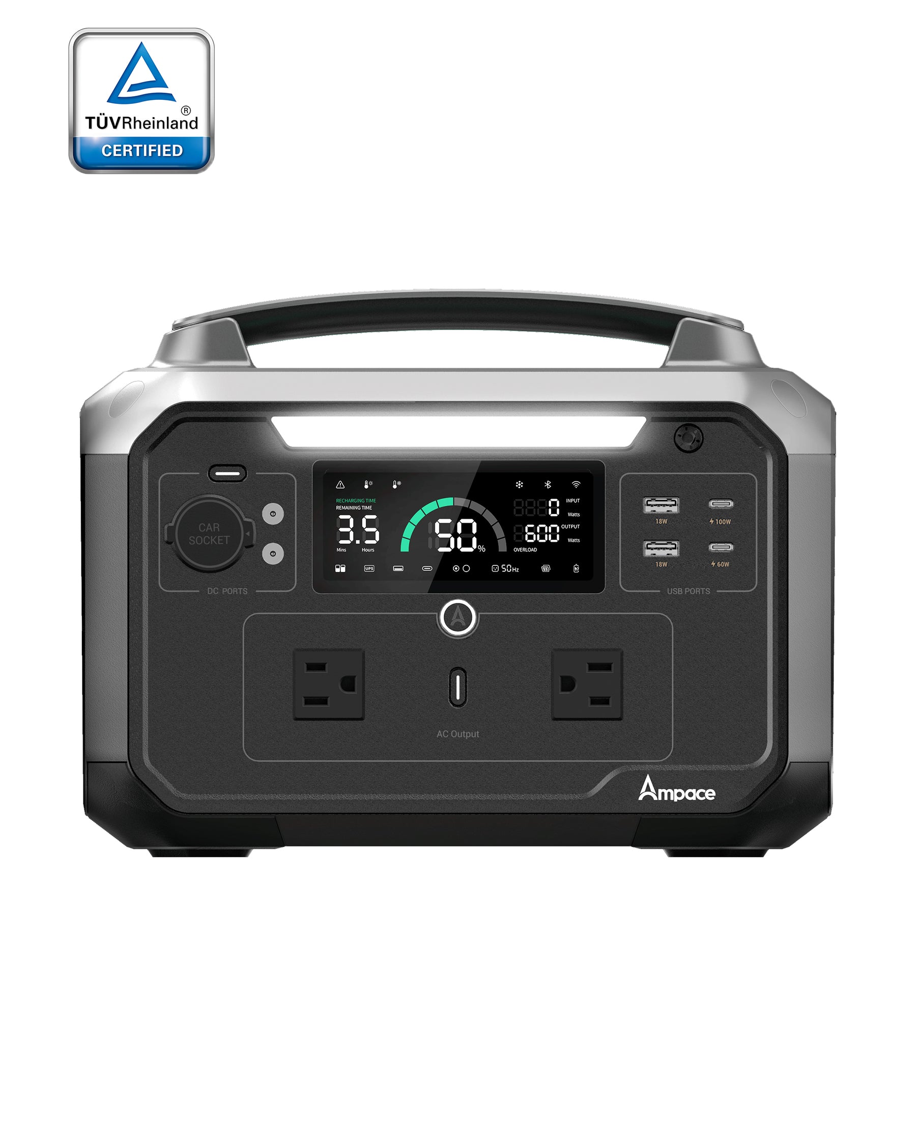 Ampace Andes 600 Pro Portable Power Station