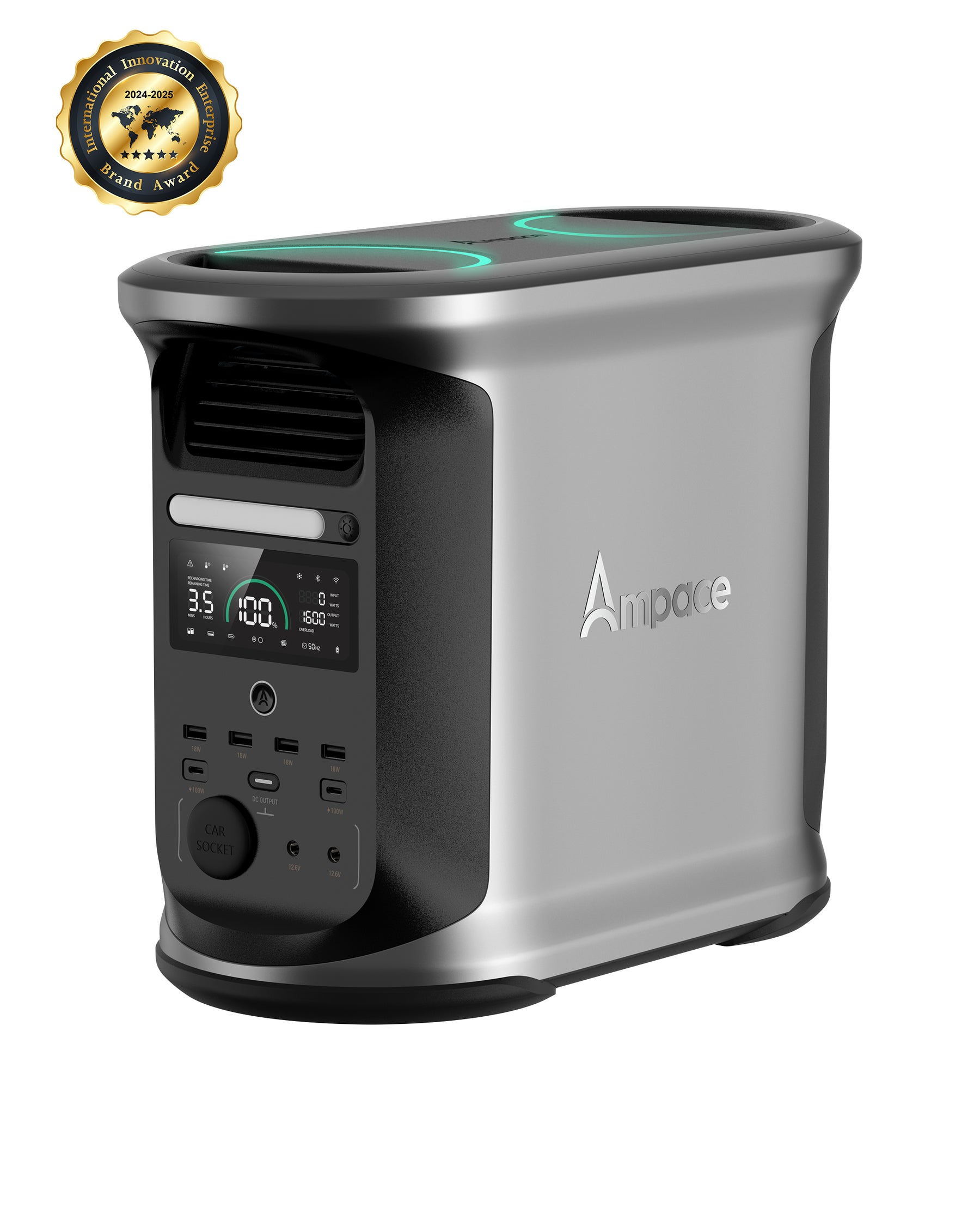 Ampace Andes 1500 Solar Generator with 200W Solar Panel