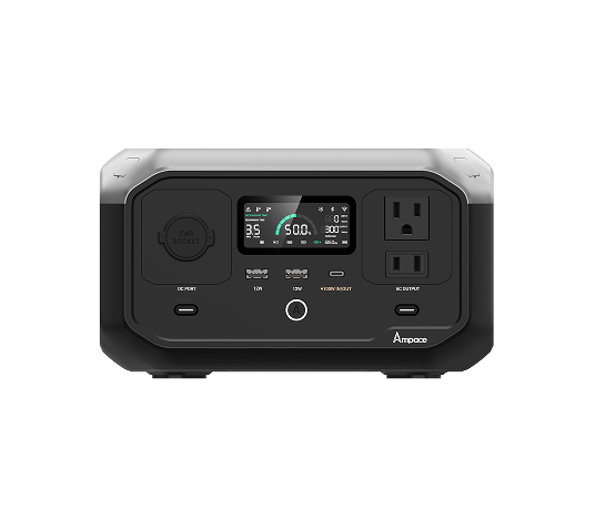Ampace Andes 300 Portable Solar Generator with 100W Solar Panel