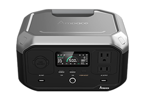 Ampace Andes 300 Portable Solar Generator with 100W Solar Panel