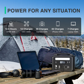 Ampace P600 Portable Power Station (Metal Gray)