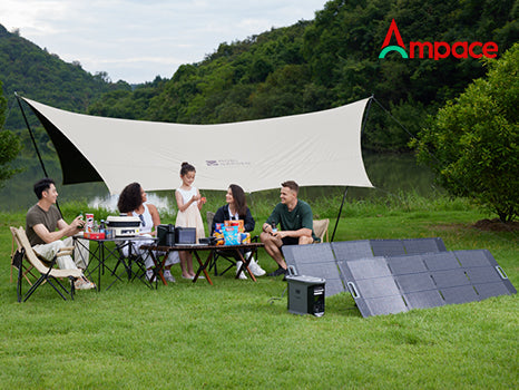 Ampace Andes 600 Pro Portable Power Station for Home &amp; Camping