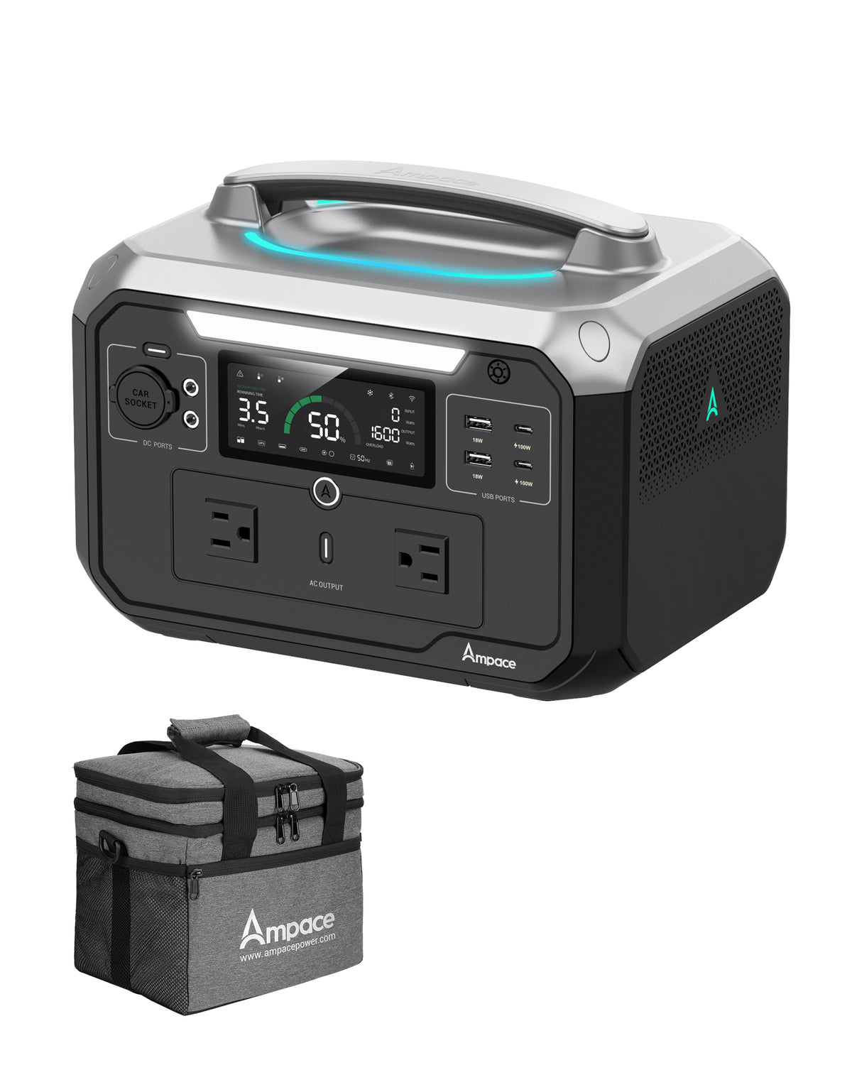 Ampace Andes  600 Pro Portable Power Station