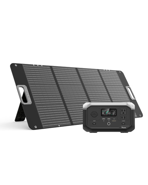 Ampace Andes 300 Portable Solar Generator with 100W Solar Panel